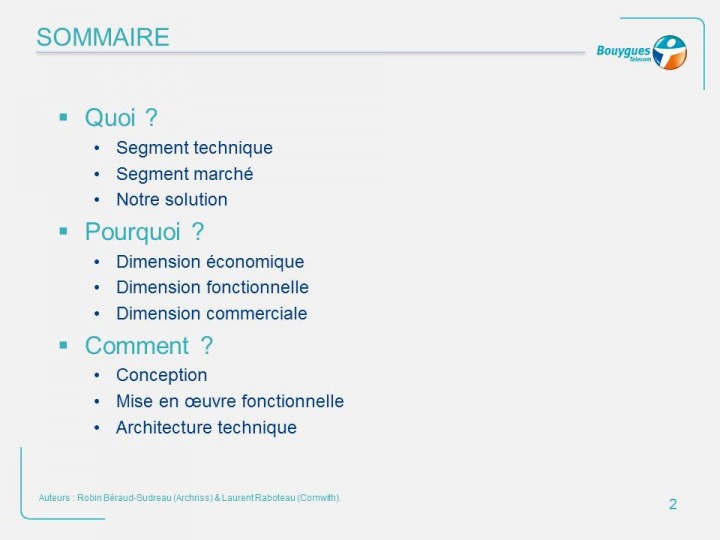 Sommaire