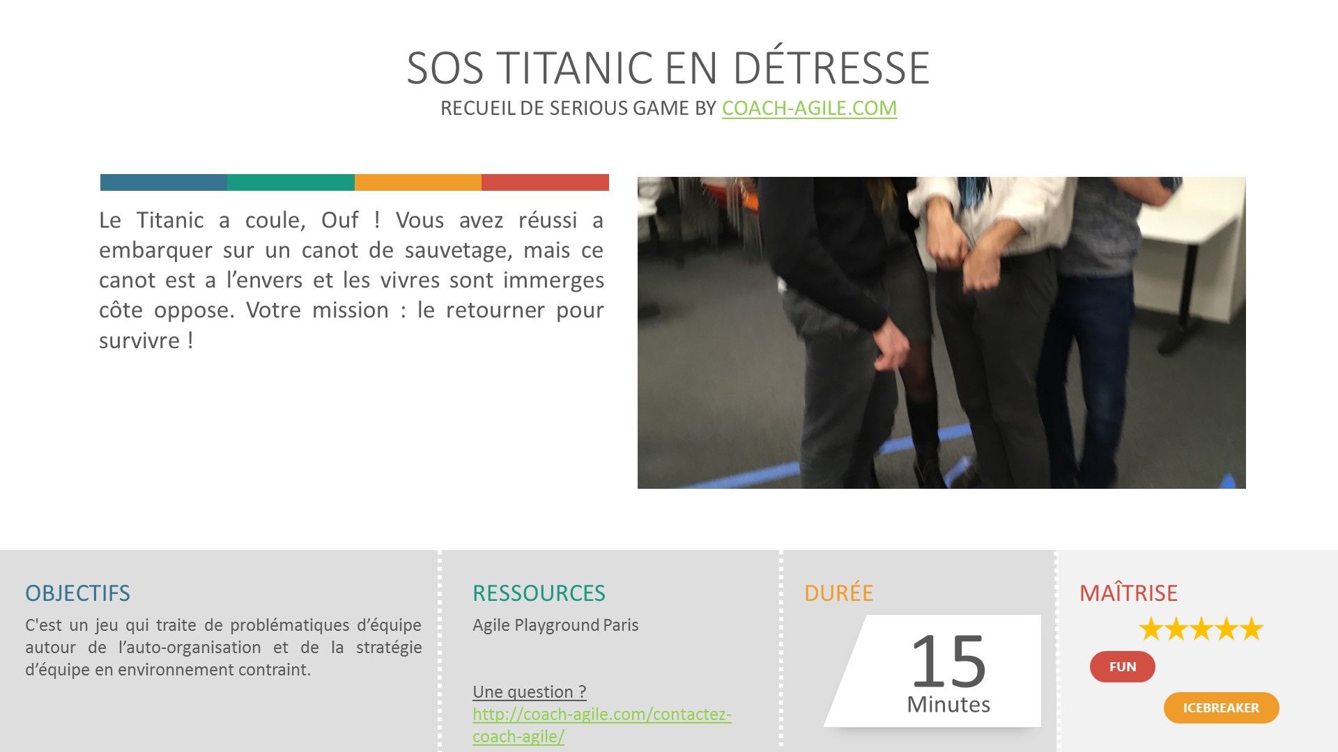 ICE BREAKER : SOS TITANIC