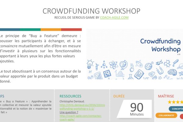SERIOUS GAME : CROWDFUNDING WORKSHOP