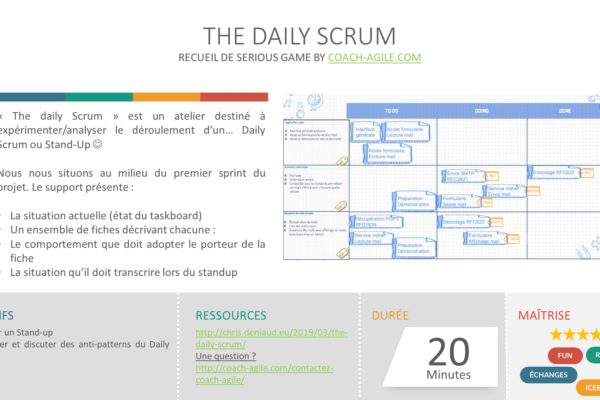 SERIOUS GAME : THE DAILY SCRUM