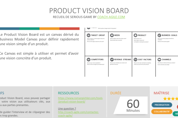 Le Product Vision Board