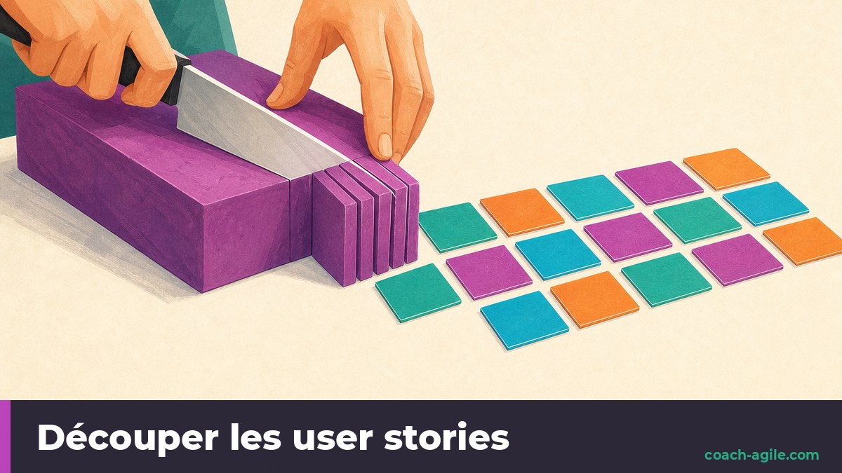 Illustration : Découper les user stories : la méthode pour des sprints enfin terminés