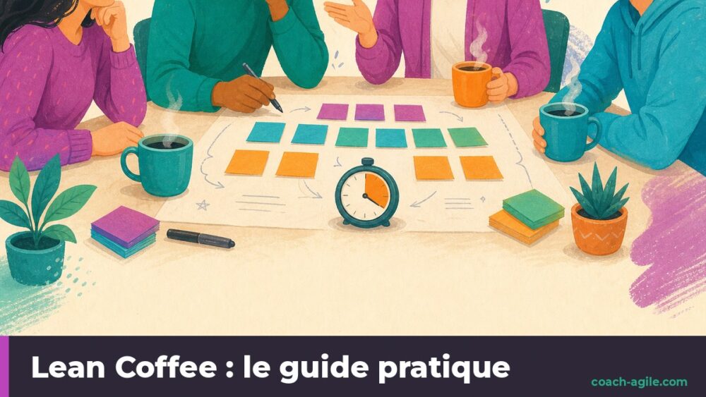 Illustration : Lean Coffee : le guide pratique pour animer une reunion sans ordre du jour
