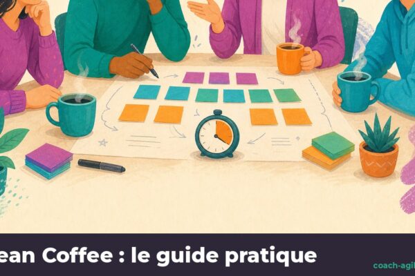 Illustration : Lean Coffee : le guide pratique pour animer une reunion sans ordre du jour