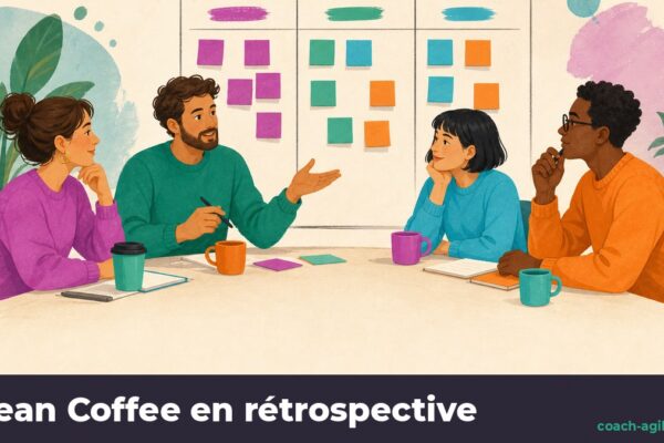Illustration : Lean Coffee en rétrospective : animer une rétro que l'équipe pilote elle-même