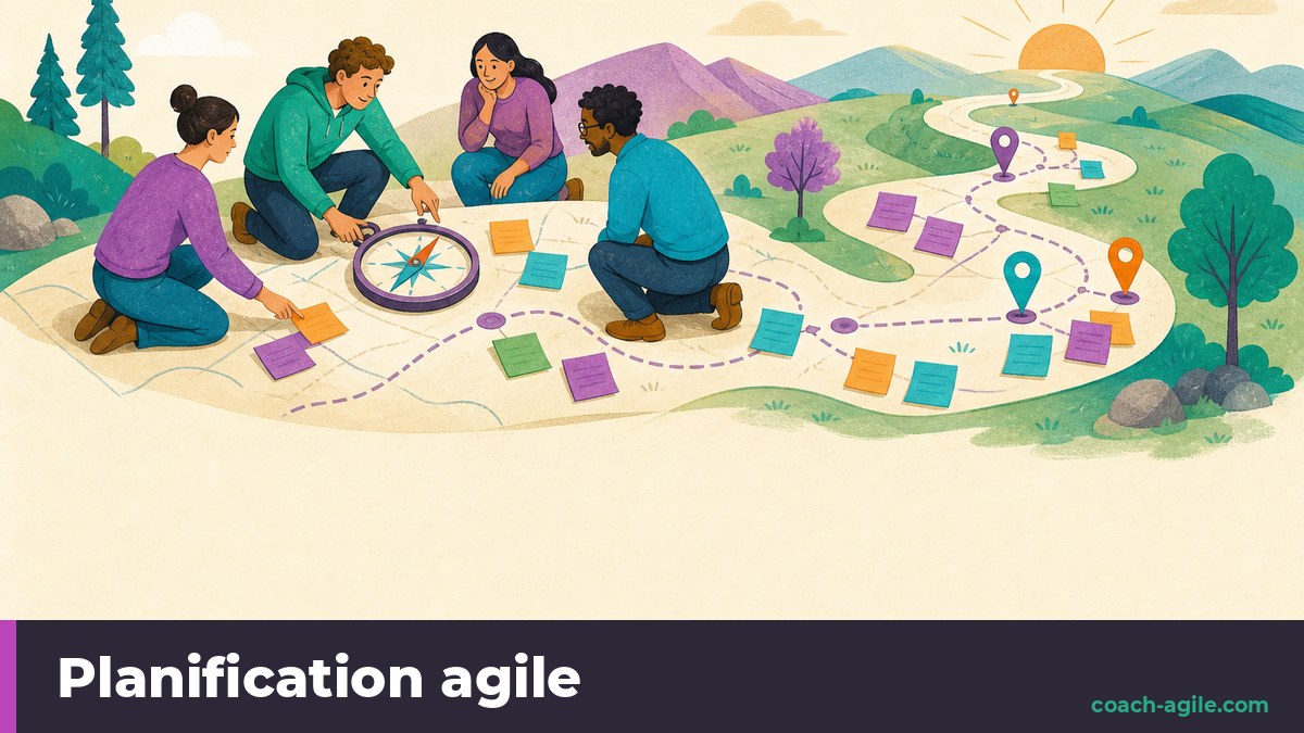 Illustration : Planification agile : le guide pratique pour piloter sans tout figer