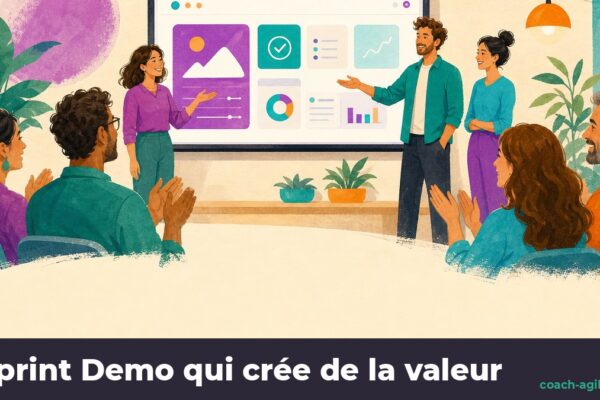 Illustration : Sprint Demo : préparer et animer une revue de sprint qui crée de la valeur